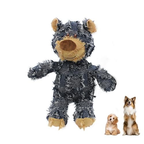 GWAWG Hundespielzeug Quietschend Plüsch Zerstörbär Plüschbär für Kleine Hunde