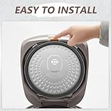 MOTHNUR Rice Cooker Upper Cover Plate with Stainless Steel and Silicone Leakproof Seal 9.5" Replacement Lid Compatible with Midea Electric Rice Cooker Spare Part for Kitchen Use - Image 5