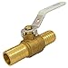 Apollo Valves POLYV1 1-inch Brass Insert Ball Valve For PE Pipe