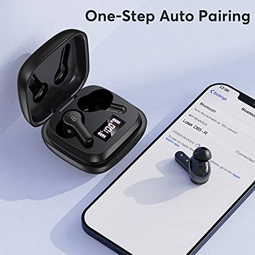 Losei Bluetoth Headphones, 4-Mics Call Noise Canceling Wireless Earbuds, 30 Hours IPX7 Waterproof Earphones, TWS in Ear… - Image 7