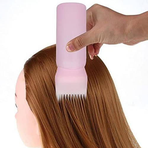 3Pcs Hair Coloring And Baking Oil Combing Bottle, Hairdresser Baking Oil Bottle, Shampoo Bottle, Dry Cleaning Bottle, Cleaning Bottle, Perm Care Bottle, Hairdressing Tools #TOP6