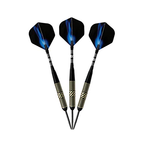 FAVOMOTO Conjunto de Dardos de Ponta de Aço Profissional 6Pcs Dardos de Ponta de Agulhas de Metal Ac