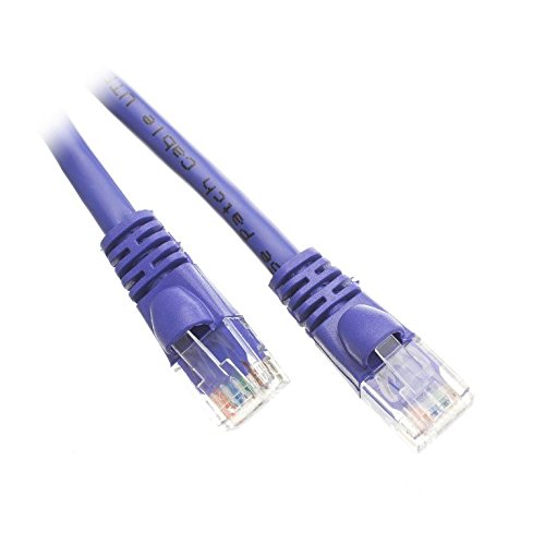 Cat6 Snagless/Molded Boot Ethernet Patch Cable 25 Feet Purple, CNE484964