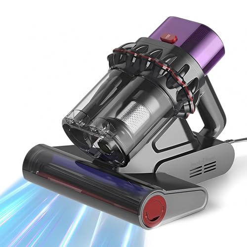 SakerPlus UV Bed Vacuum 14kPa Cordless Handheld