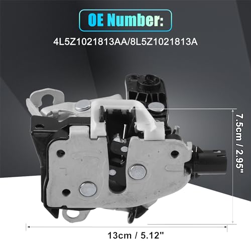 Image of uxcell Replacement Front Left Driver Side Power Door Lock Actuator Motor for Ford for Ranger 2005-2011 Door Latch Actuator Assembly Replace No.4L5Z1021813AA /8L5Z1021813A Silver Tone