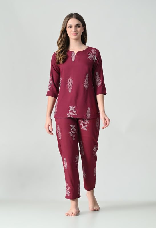 Image of Ichaa womens NIGHT SUIT SET