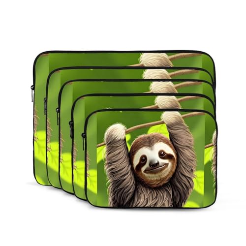 Cute Sloth Laptop Sleeve Case 13 Inch Suitable for Notebook Computer Tablet Traveling Carrying Simple Case2
