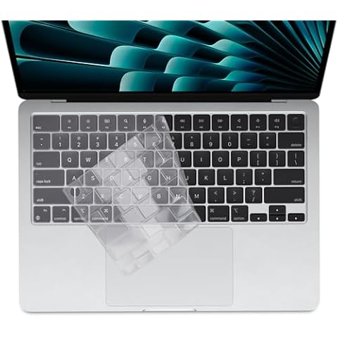ProElife Keyboard Cover Skin for MacBook Air 13.6" 15.3" with M2 Chip Cover