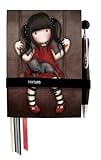 Santoro Gorjuss Premium Journal Set with Bookmark and Pen, Ruby (GJ19601)