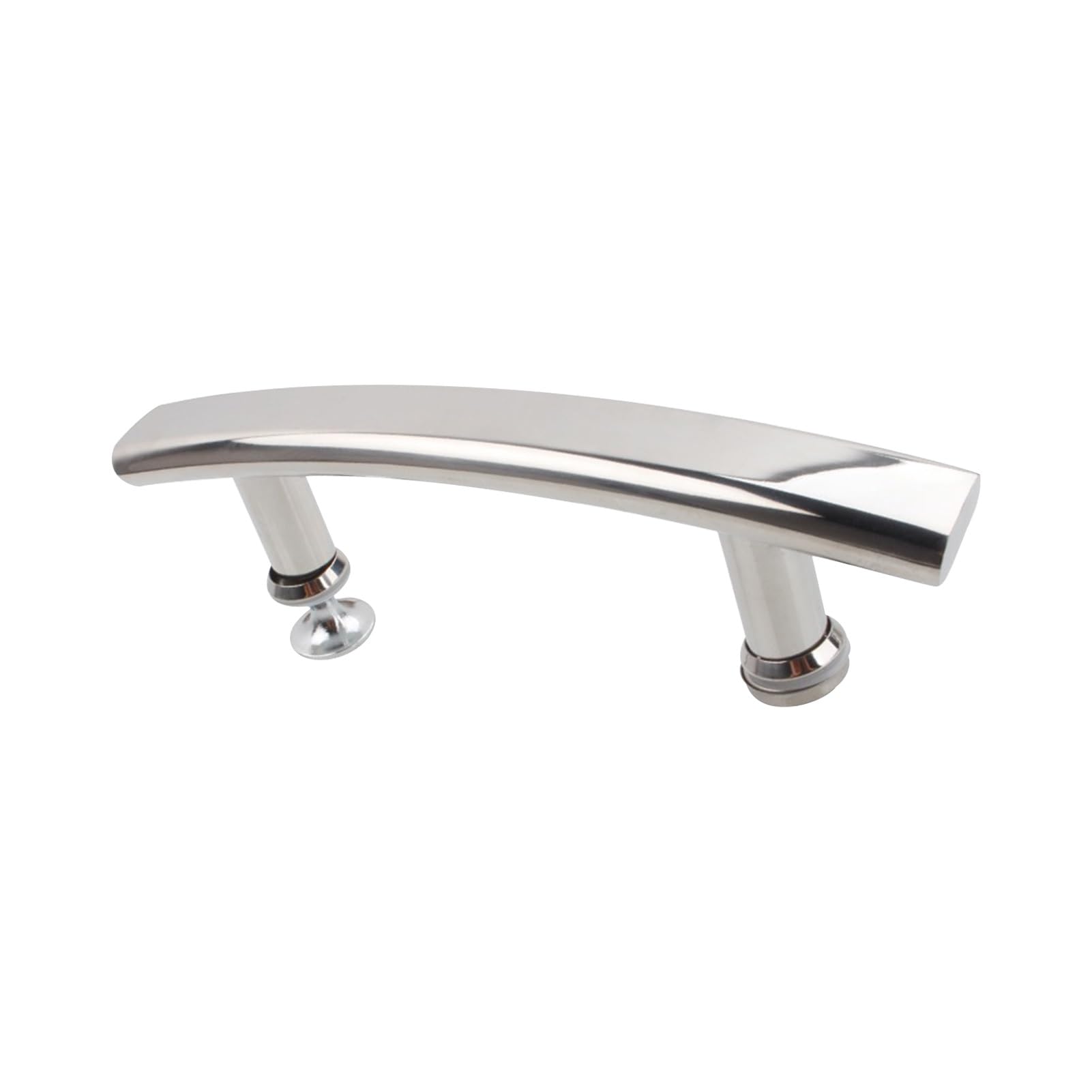 Gałki do drzwi szklanych, uchwyt do drzwi szklanych prysznicowych ze stali nierdzewnej w kolorze srebrnym, uchwyt do uchwytu łazienkowego Push Pull Grab Bar metalowy drąż(