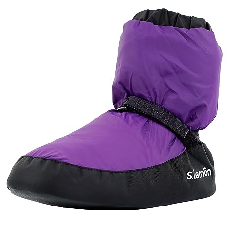 s.lemon Ballet Warm Up Boot,Niños Adulto Botas Calentadoras Ballet Violeta L