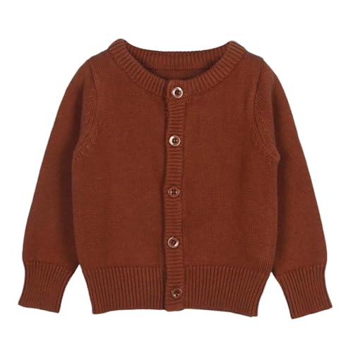 Girls Cardigan Sweater School Uniforms Button Long Sleeve Knit Tops