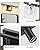 Osimir 3-Light Bathroom Vanity Light, Black Bathroom Light Fixture Over Mirror with Clear Glass, Modern Bath Wall Sconce Light for Bath Restroom, OS-MM5002-3BK