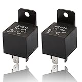 2pcs JD1912 Automotive Relay 4Pin 40A 12V SPST Car Truck Van Motorcycle Multi-Purpose Micro Relays