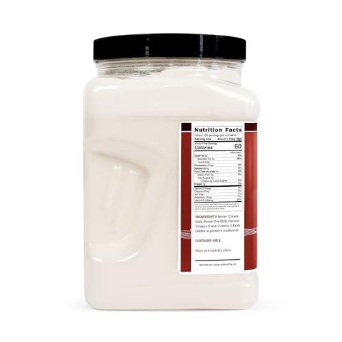 Hoosier Hill Farm Real Butter powder, Gluten and Hormone.free, 2 lbs