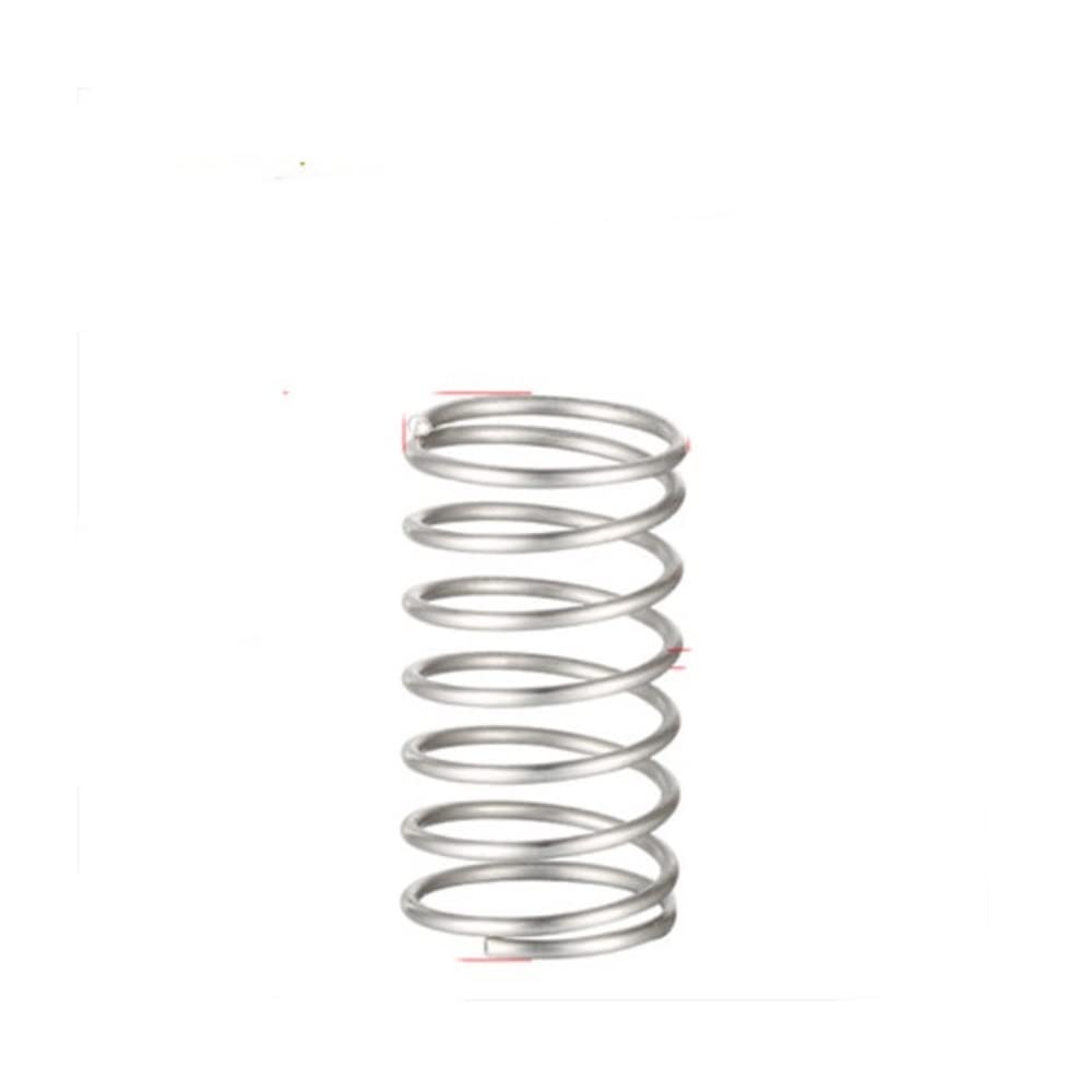 BOYALE 10pcs 1.0mm Compression Spring Outer Dia 6mm/8mm/9mm
