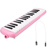 STAHAD 初心者向け鍵盤ハーモニカ 口風琴 長短両用吹き口付き 用楽器 音演奏可能 音楽学習促進 クリスマス誕生日プレゼントに