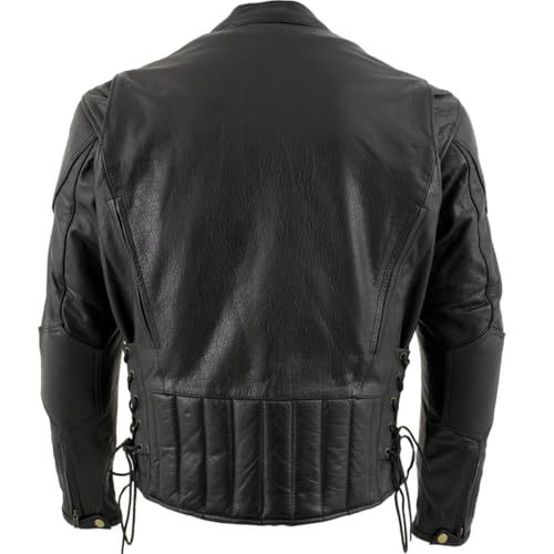Milwaukee Leather Men's Racer Style Premium Leather Motorcycle Jackets - XX-LG by Milwaukee Leather - Used condition - Image 5