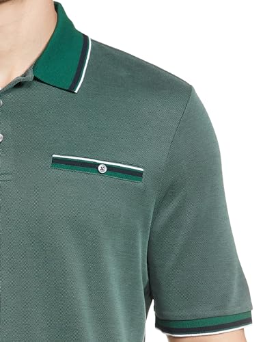 Image of Marks & Spencer Mens Solid Modal Blend Collared Neck Regular Fit Polo Shirt