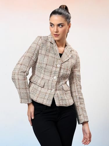 Image of KOTTY Bold & Beautiful Women's Solid Color Blazer - The Ultimate Style Statement