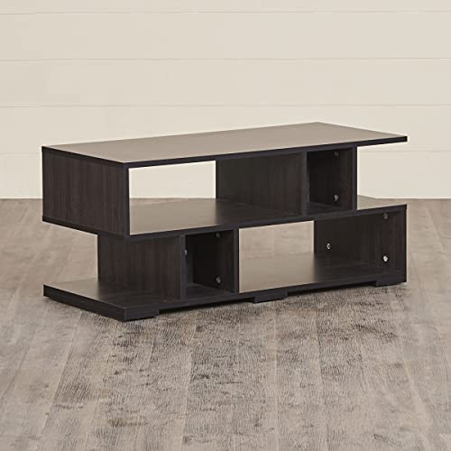 Image of Home Centre Helios Arvis Engineered Wood TV Unit, Walnut, 35 * 15 * 15 inches (Model: HELIOS-HC-TV02)