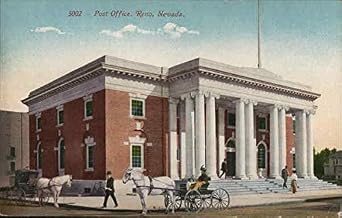Post Office Reno, Nevada NV Original Antique Postcard