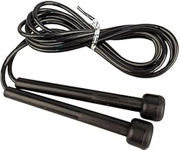 حبل القفز واللياقة البدنية والملاكمة والسرعة والرياضة البلاستيكي، لون اسود