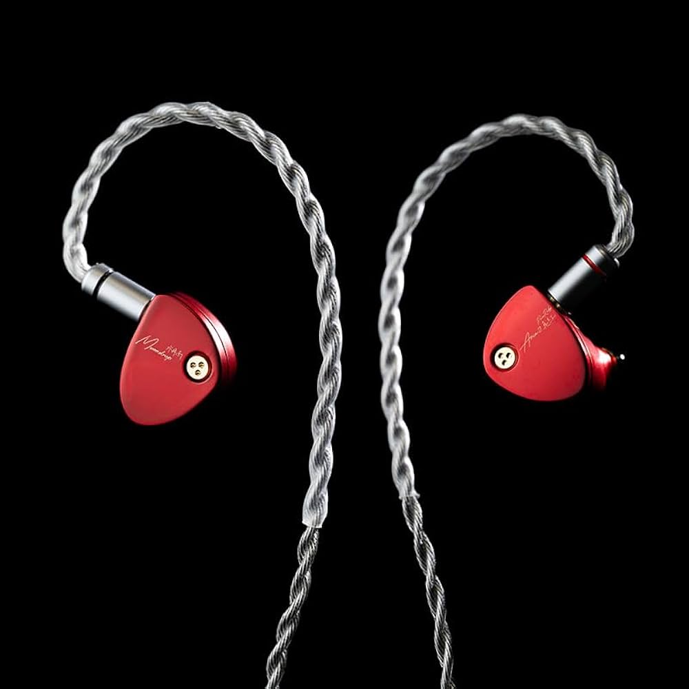 Moondrop Fone de ouvido intra-auricular ARIA 2 RED com plugue