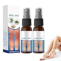 Timilk VeinGuard Kräuterspray, Timilk Beinspray & Venenspray, Veinhealing Krampfadern-beruhigendes Spray for Legs 30ML (2 Stück)