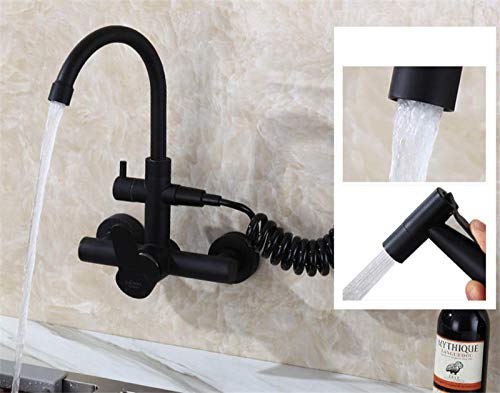 Robinet d'eau mitigeur de cuisine chaud et froid lavabo à levier pivotant LWX