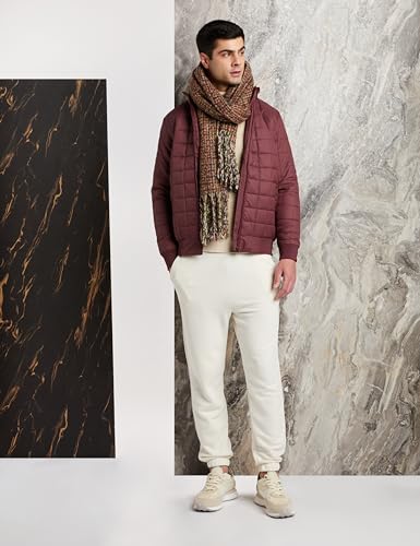 Image of Amazon Brand - Symbol Men's 100% Polyester Full Length Bomber Jacket