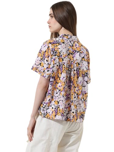 Image of ONLY Women's Cotton Floral Regular Fit Shirt