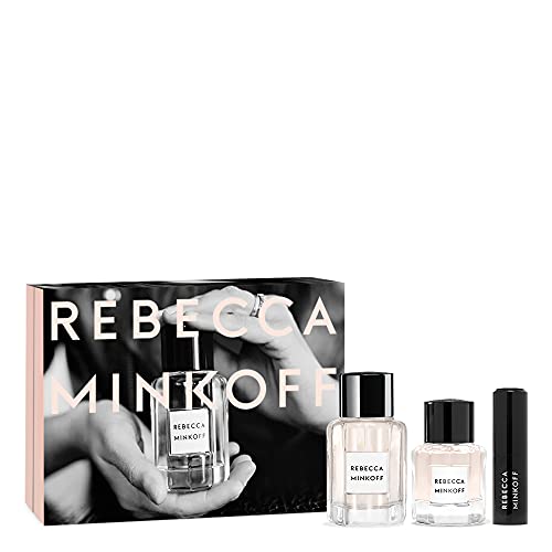 Rebecca Minkoff Eau De Parfum Feminine Accents of Jasmine and Coriander, Radiate Sensuality & Warmth With A Magnetic Aura, Gluten, Cruelty and Phosphate Free, Vegan, Gift Set, 3 Count