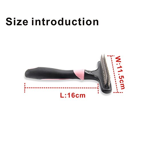 PETCUTE Pettine per Cani Pelo Lungo Corto Spazzola...