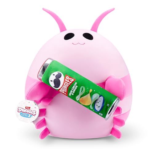 Snackles Series 2 Shrimp & Pringles 16 Inch Plush by ZURU, Ultra Soft Plush, Collectible Plush with Real Licensed Brands, Stuffed Animal, Giftable