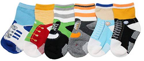 Paquet de 6 paires de chaussettes SHOELACE pour bébés garçons - taille unique (Convient pour 1 à 2 ans) Cover