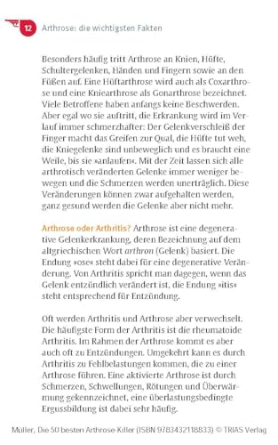 Die 50 besten Arthrose-Killer