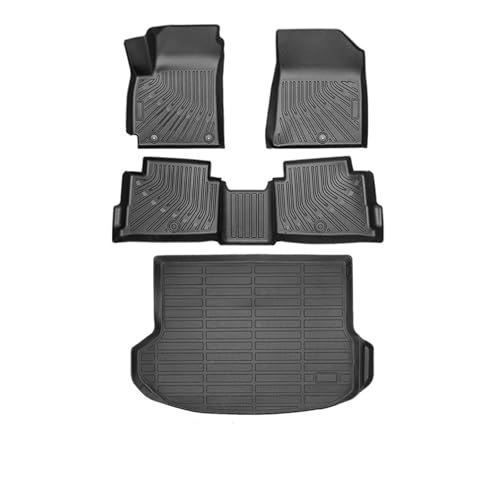 Tapis Auto Kia Seltos 2024-2025 accessoires voiture étanches 4pcs de sol et coffre