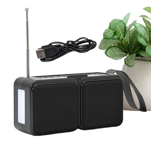 Radio portable AM FM solaire avec lampe LED intégrée pour le camping