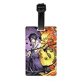 Cool Anime Luggage Tag for Suitcases Kid Boy Backpack Travel Personalized Baggage Bag Label with...