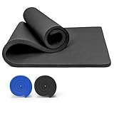 colchonetas inflables para gimnasia artistica CALIDAD PREMIUM esterilla deporte gruesa: Fabricado con NBR, caucho transformado para hacerlo totalmente impermeable, resistente, duradero y más flexible. esterilla yoga antideslizante, Textura que proporciona equilibrio y estabilidad en todos los movimientos. Materiales 100% no tóxicos. esterilla fitness gruesa 20mm es No absorbe los malos olores ni el sudor y es fácil de lavar
