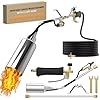 WELLUCK Propane Torch Weed Burner, Weed Torch 1,800,000 BTU Flame Weeder with CGA 510 11.5FT Hose, Heavy Duty Blow Torch with Self Igniter, Flamethrower for Weeding, Barbecue, Asphalt, Snow Melting