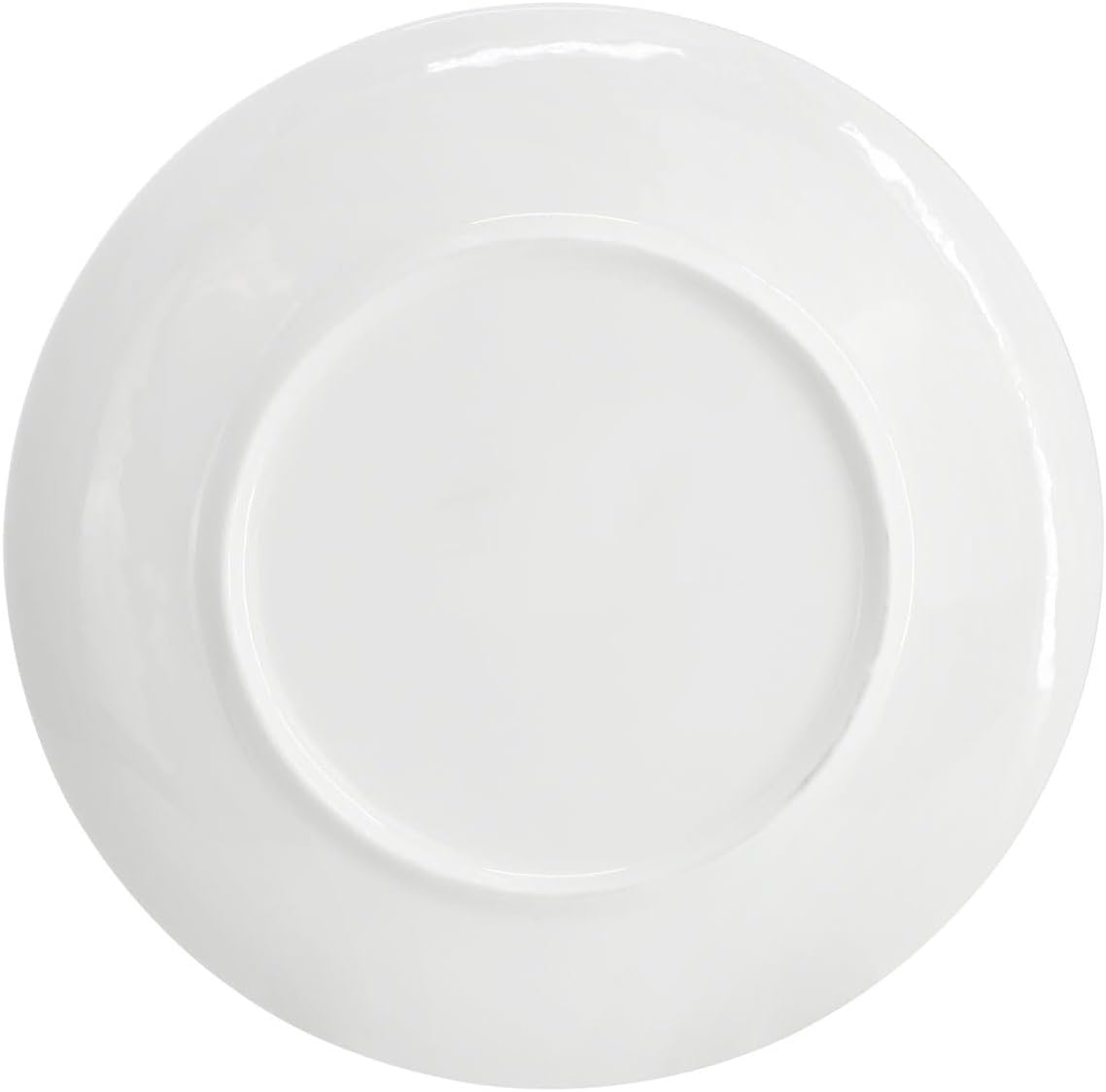 White Bone China Dessert Plate Set, 8 Piece 7.75 Inch Round Appetizer Plates, Microwave & Dishwasher Safe Elegant Dinnerware