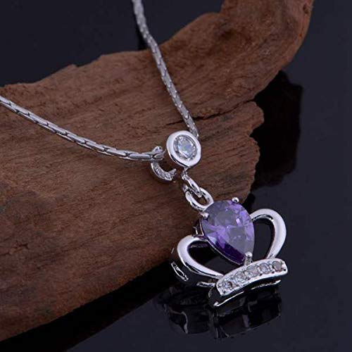 Naszyjnik 925 Sterling Silver Set Inkrustowany Kamień