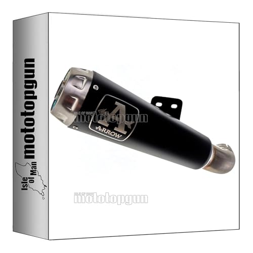 Tubo de escape Arrow Pro-Race de nichrom negro para Suzuki GSX-S 950 2021-2023 Mototopgun 71938prn