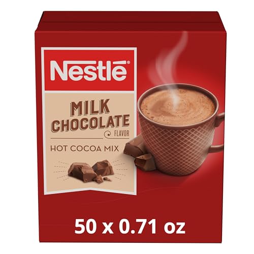 Nestle Hot Chocolate Packets, Milk Chocolate Flavor Hot Cocoa Mix...
