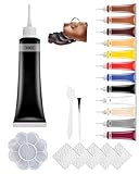 2026 New Advanced Leather Repair Gel, Multifunctional Leather Repair Kit for Car Seat Vinyl Repair Kit, Professional Leather Repair Coloured Cream Gel, Couch and Jacket Repair Kit (Black)
