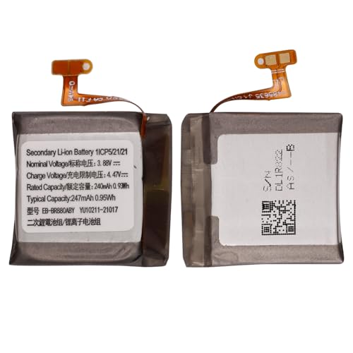 Duotipa EB BR880ABY   Batería de repuesto (240 mAh, compatible con Samsung Galaxy Watch 4 40 mm/Galaxy Watch 4 Classic 42 mm)