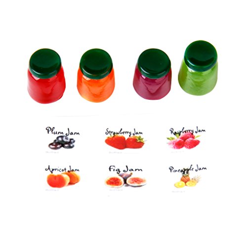 Preisvergleich Produktbild Gazechimp Marmeladengläser Einmachgläser Einweckgläser für Kinder Puppenhaus