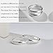 Dankadi Women & Men Simple Fashion S925 Sterling Silver Ring Smooth Plain Dome Comfort Solid Silver Ring Wedding Engagement 3.5 mm Ring 3-13# Jewelry (Simple style silver, 3)